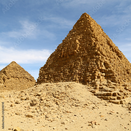  the   antique pyramids of the black pharaohs