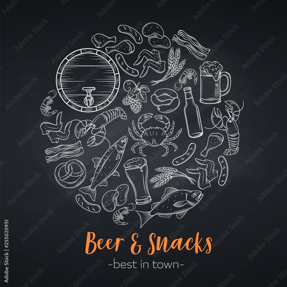 Fotografie Pub food and beer