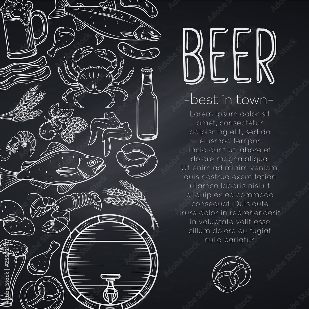 Fotografie Pub food and beer