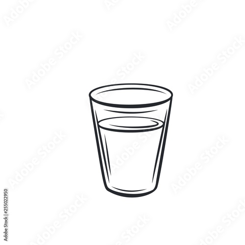 Glass cup icon.