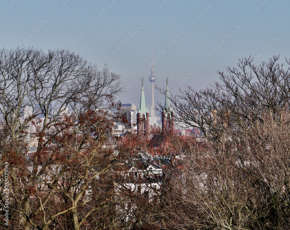 Wunschmotiv: Blick auf Berlin Kreuzberg #255023189