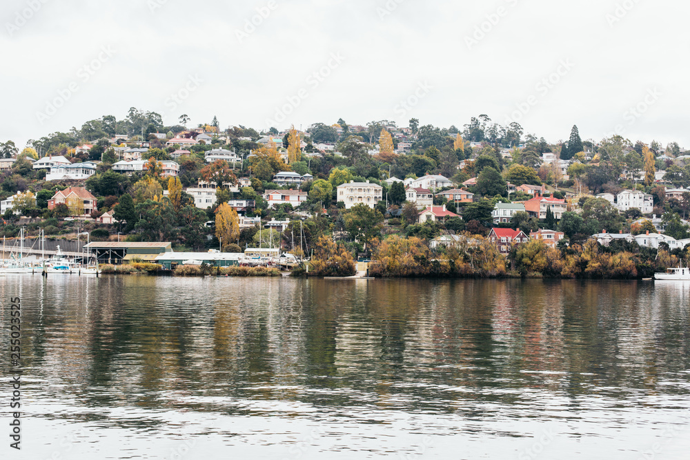 boats on the river, city of launceston, Australia