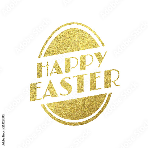 Happy Easter Vintage Festive Label