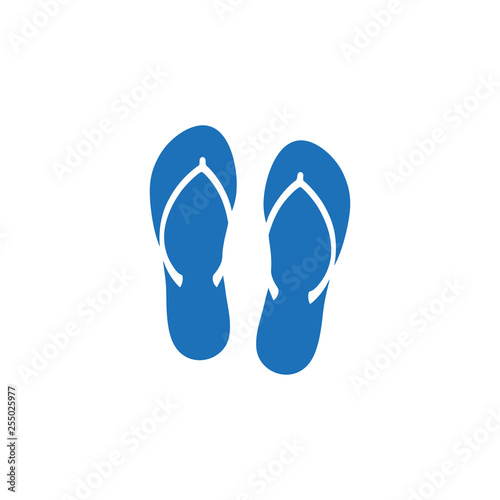blue flip flops icon