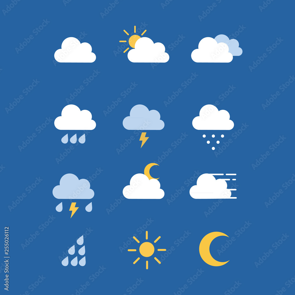 collection weather icons