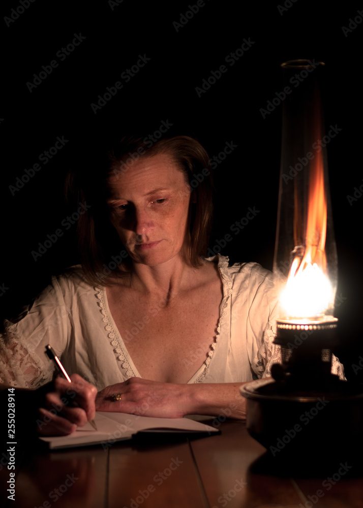 Candle top reading light