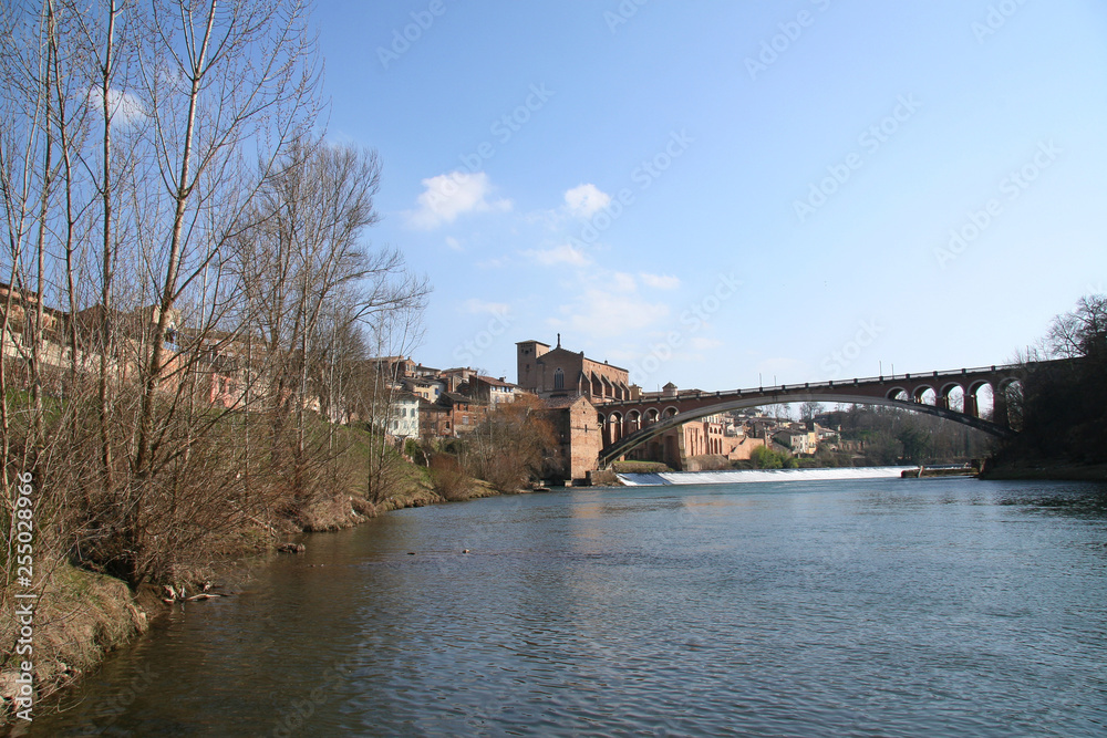 Gaillac town in south-west of France