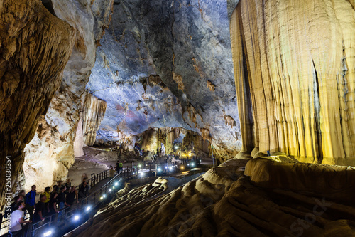 Inside Paradise Cave (Thien Duong Cave), Ke Bang National Park, Phong Nha, Vietnam photo