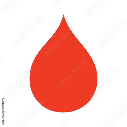 quirky hand drawn cartoon blood drop