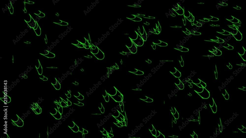 Abstract Looped Glowing Shape Outlines Animated Background 13 Abstract Looped Glowing Shape Outlines Animated Background 13