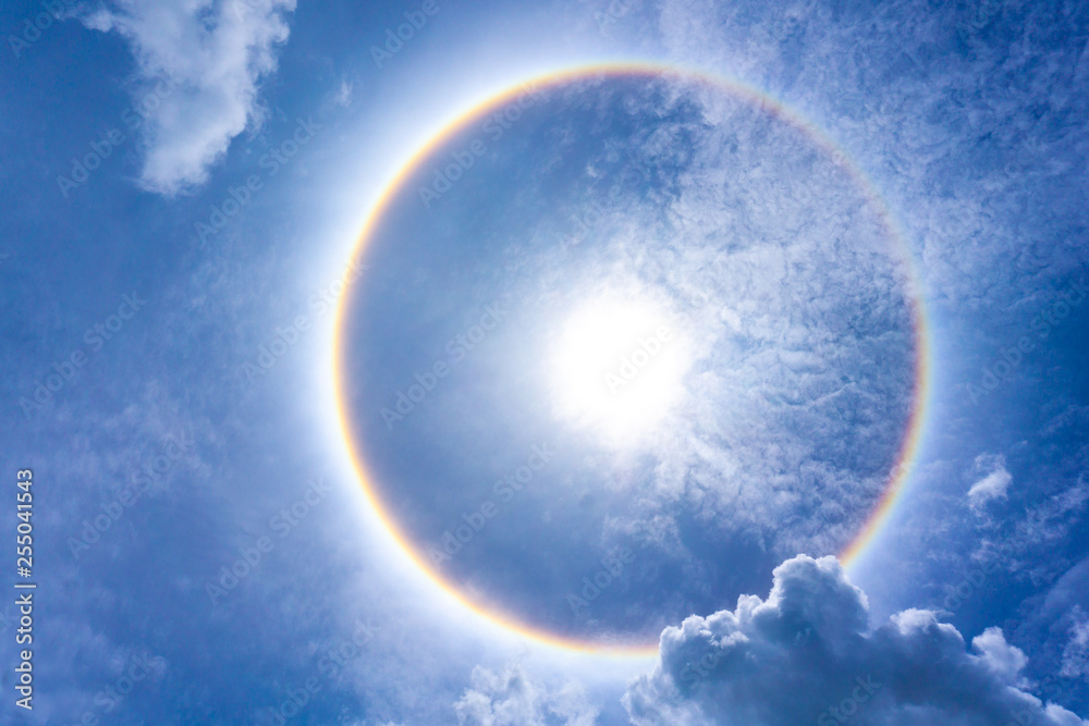 blue sky with clouds and sun blue sky with clouds and sun