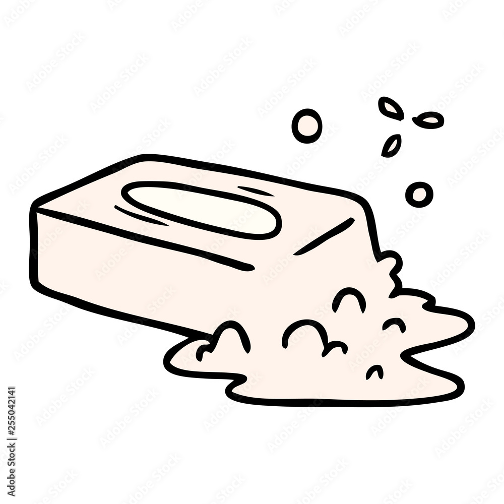 cartoon doodle of a bubbled soap cartoon doodle of a bubbled soap