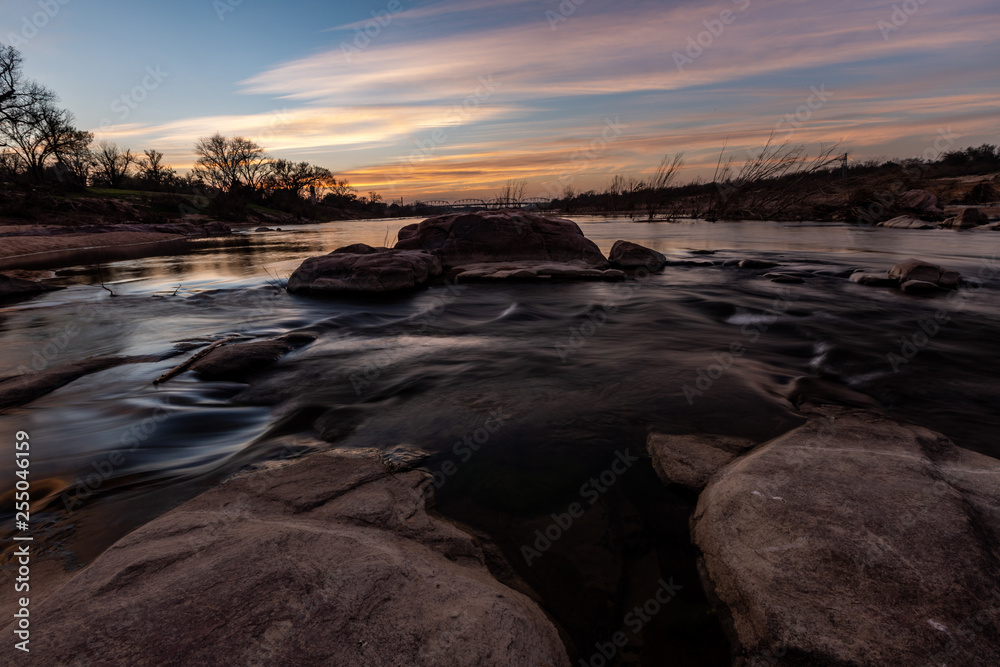 Sunset on Llano River
