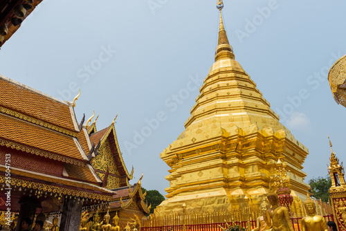 Hariphunchai stupa at Lamphun  Thailand  Public place 