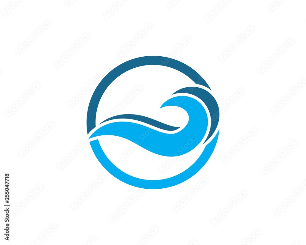 Water Wave symbol and icon Logo Template Water Wave symbol and icon Logo Template