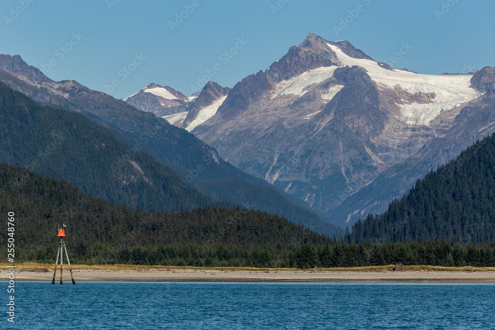 Gorgeous view of the Chilkoot inlet sailing from Skagway, Alaska. Gorgeous view of the Chilkoot inlet sailing from Skagway, Alaska.