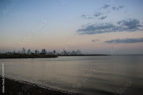 Panama City in the distance 