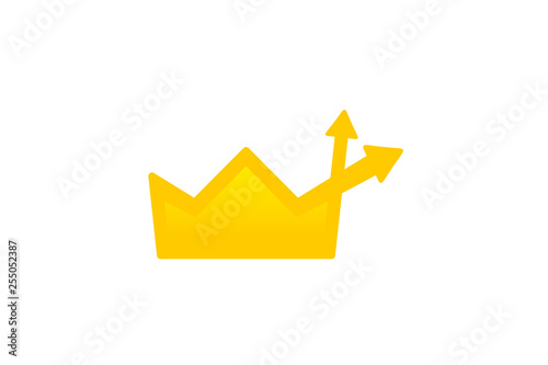 Arrow King Crown Logo Inspirations