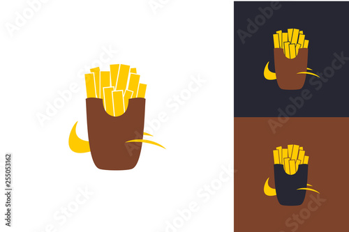Swash Fast Food Logo Inspirations Template