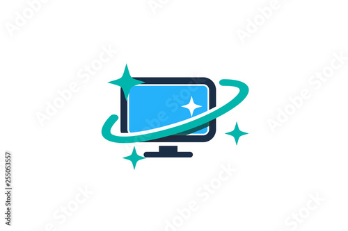 Personal Computer Logo Planet