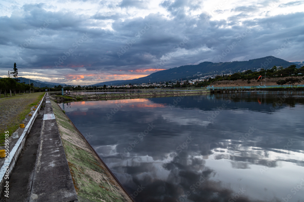 Dramatic sunset in Cumbayá