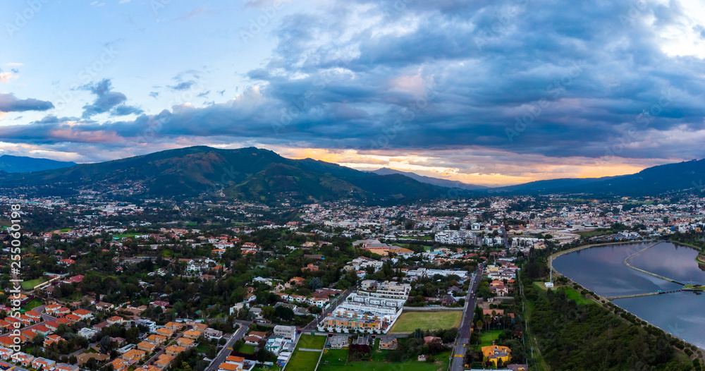 Dramatic sunset in Cumbayá