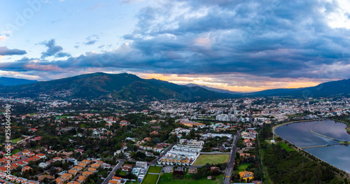 Dramatic sunset in Cumbayá