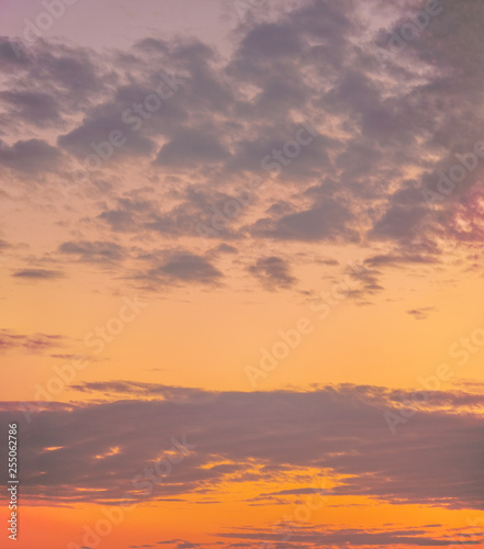 Sunset sky over eastern Saudi Arabia