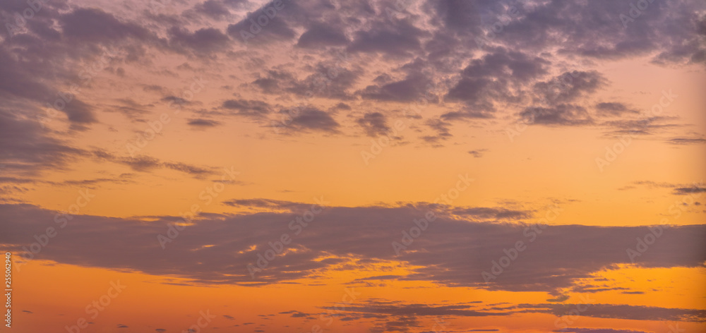 Sunset sky over eastern Saudi Arabia
