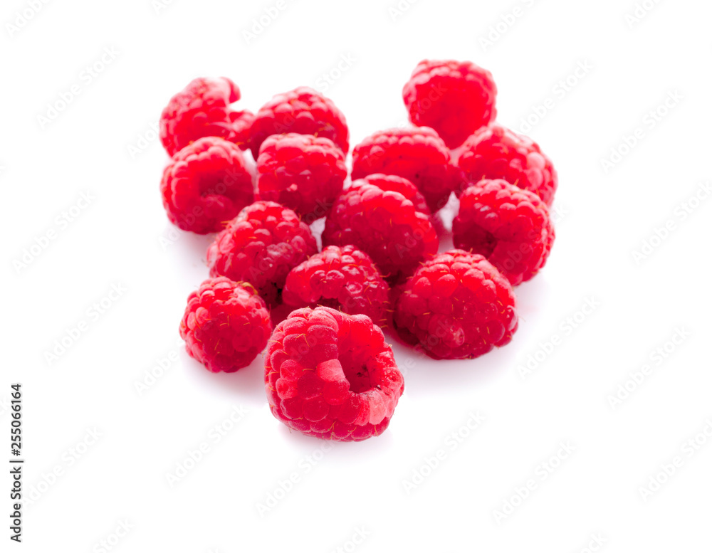 Sweet raspberry isolated on white background Sweet raspberry isolated on white background