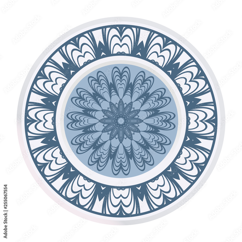 Hand Drawn Background With Mandala. Vector Decorative Elements. Arabic, Indian, Ottoman Motifs