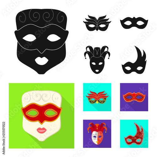 Vector design of luxury and celebration symbol. Collection of luxury and hide  stock symbol for web.
