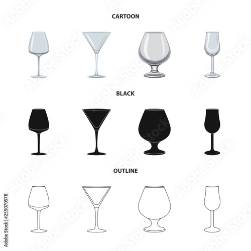 Vector design of form and celebration logo. Set of form and volume stock symbol for web.