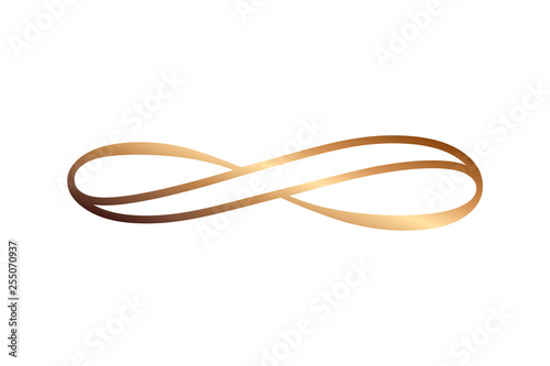 Infinity symbol. Endless, life concept. Design element for card, logo, tattoo. Vector illustration. Limitless sign icon.