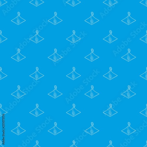 Route pattern vector seamless blue repeat for any use © ylivdesign