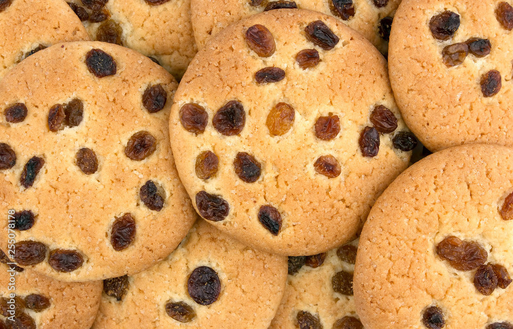 Oatmeal cookies with raisins Oatmeal cookies with raisins