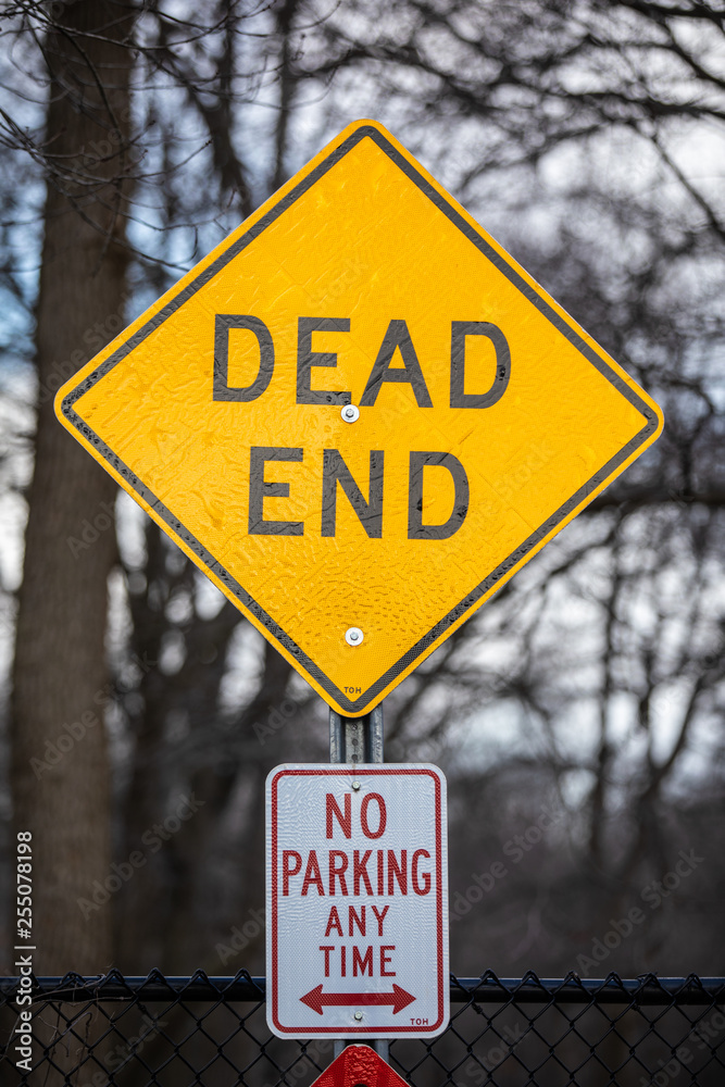 dead end sign