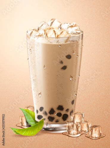 Cold bubble tea