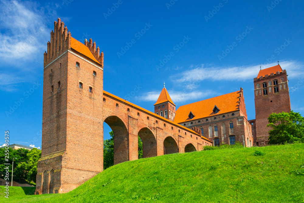 The Castle and cathedral in Kwidzyn,Poland