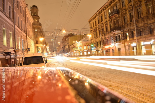 street in the city at night © Александр Купцов