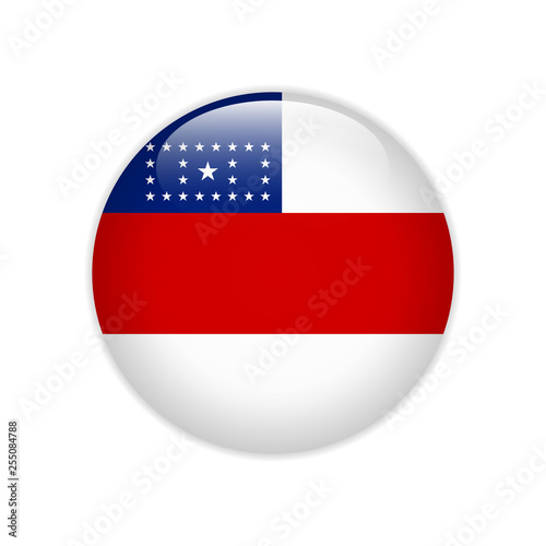 Flag Bandeira do Amazonas on button