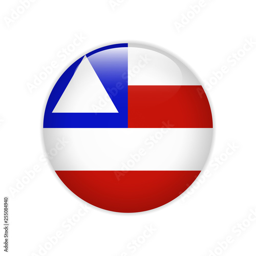 Free Download Flag Bahia on button - GFXLoad