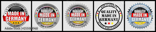 Icon Set Made in Germany