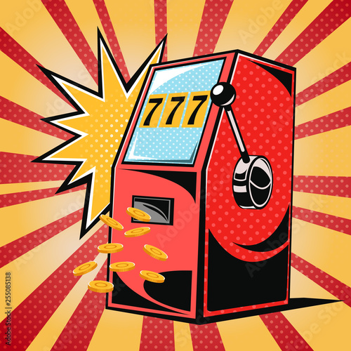 Photography Slot machine  comics style