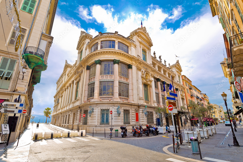 Opera house of Nice street view