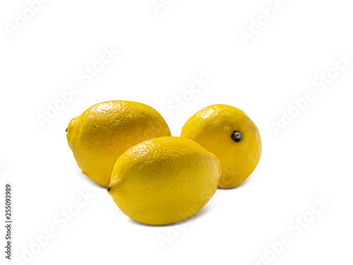 arrangement of three lemons