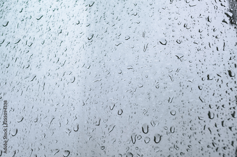 raindrops on the glass raindrops on the glass