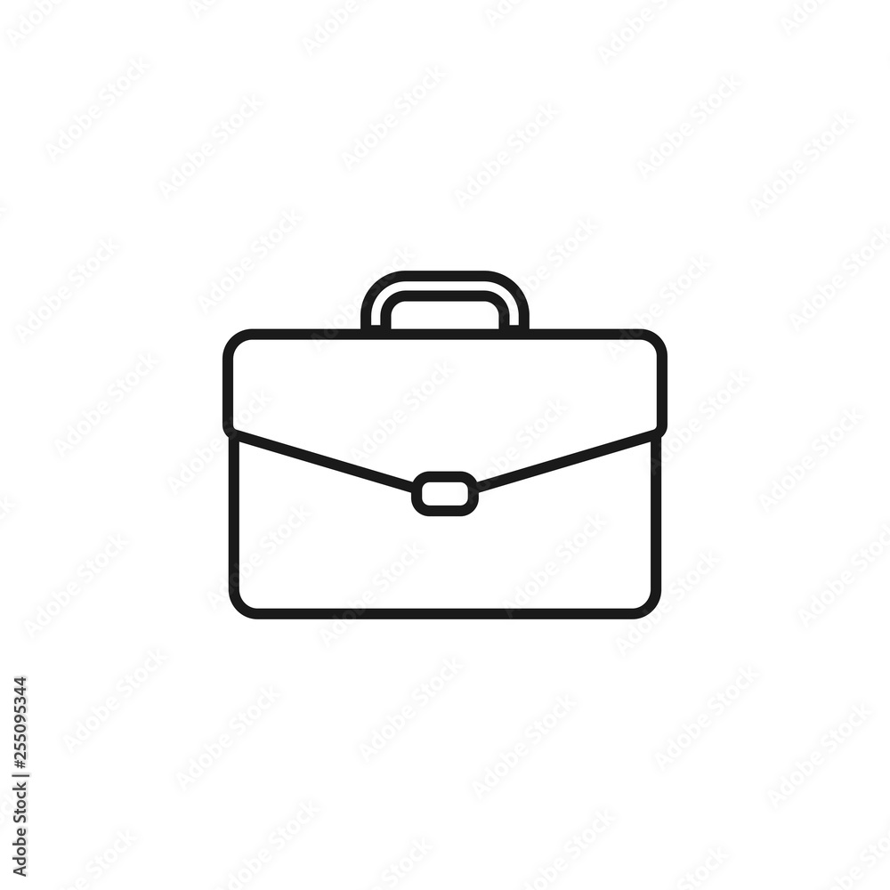 Briefcase icon design template vector isolated Briefcase icon design template vector isolated