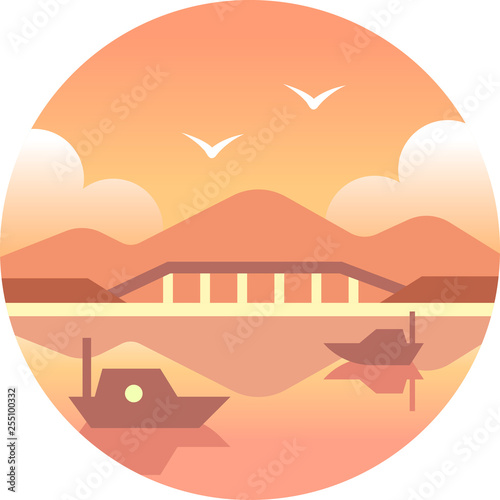 Hobart gradient illustration