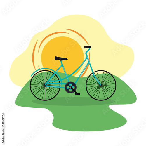 bicycle in the outdoors